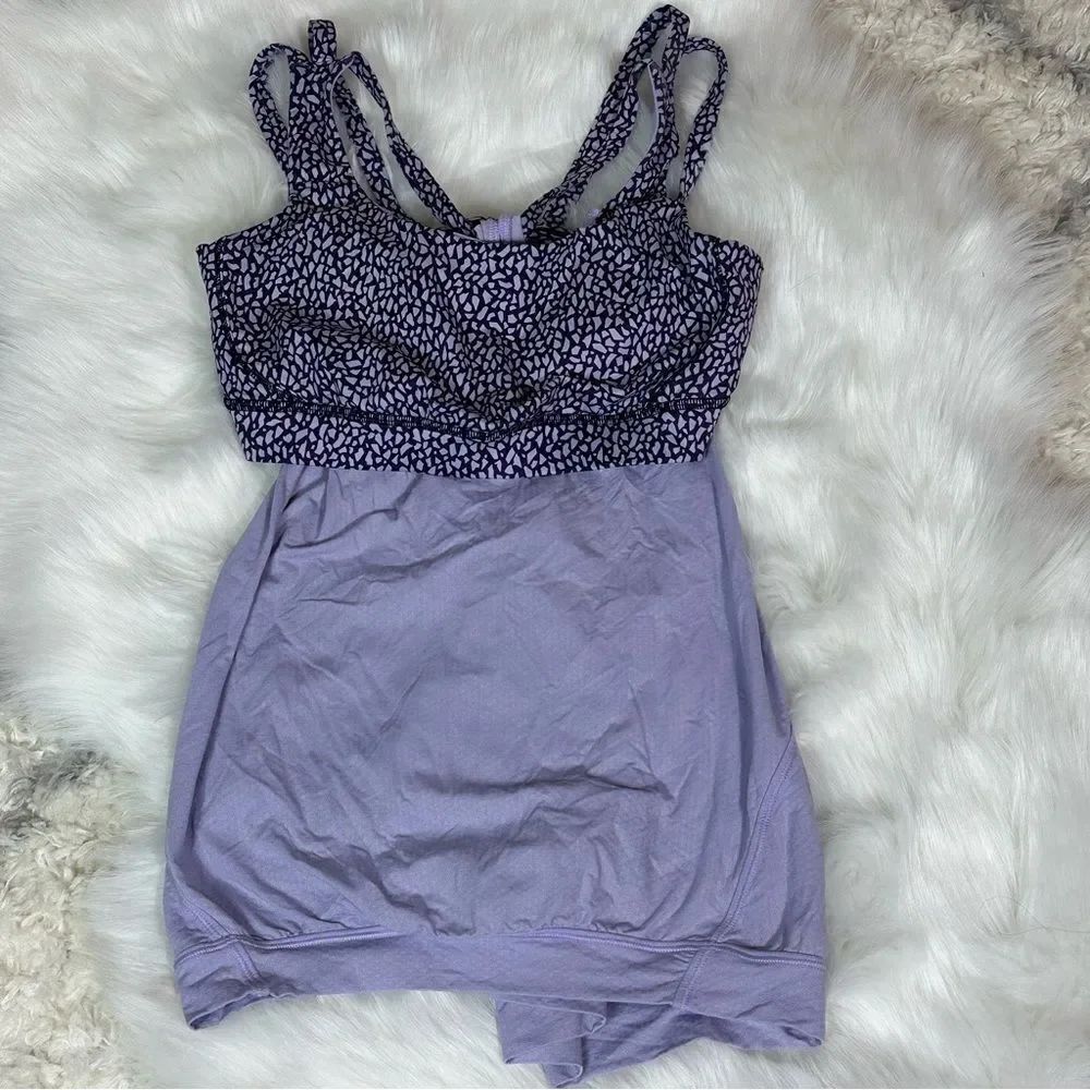Lululemon Athletica Purple Chemise with Elegant Lace